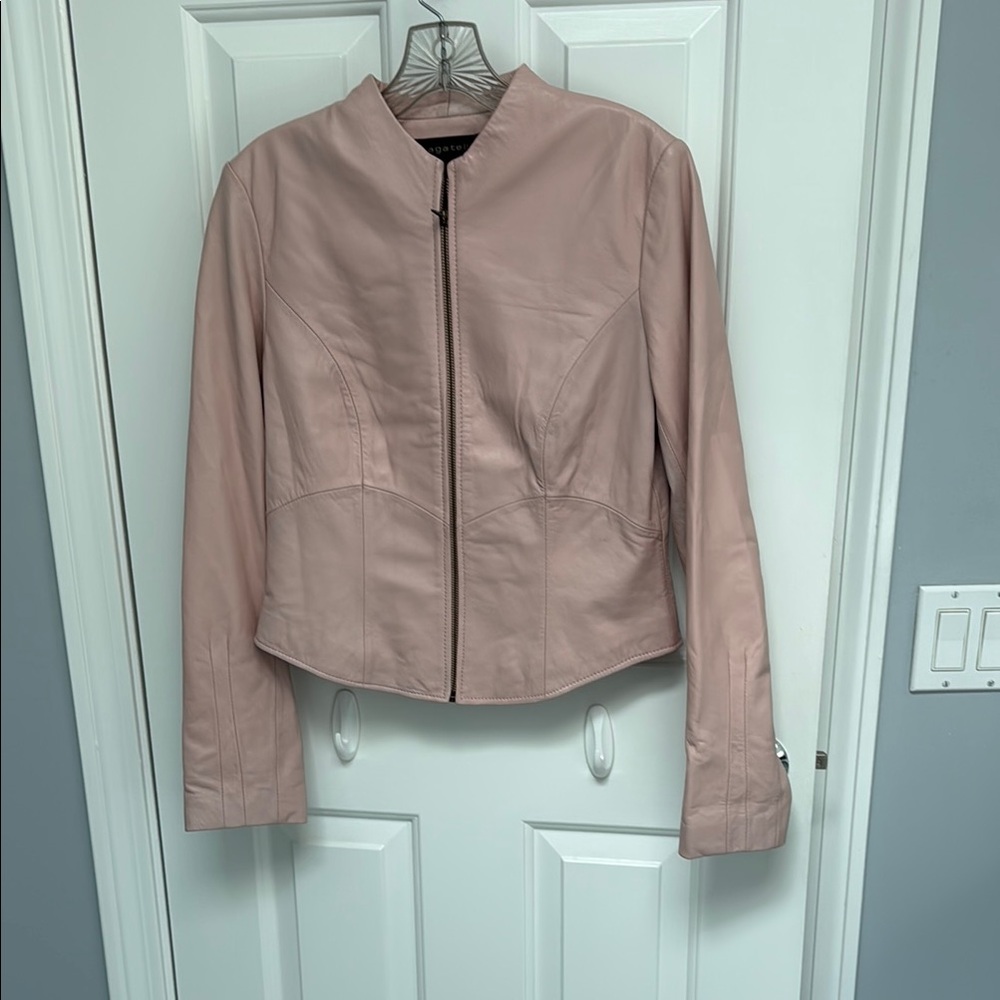 Bagatelle Blush Leather Jacket